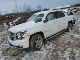 2019 Chevrolet Suburban Premier with VIN 1GNSKJKC6KR336564, listed as a Copart auction lot 84192464 with 44,581 mi miles and Salvage Title. Bid and sale history available at DreamBid. Image 1.