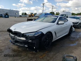 2019 BMW 8 Series M850i xDrive with VIN WBABC4C51KBU95991, listed as a Copart auction lot 67556343 with 21,102 mi miles. Bid and sale history available at carsss.com. Image 1.