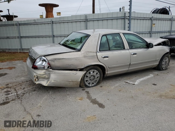 2008 Mercury Grand Marquis GS with VIN 2MEFM74V58X618701, listed as a Copart auction lot 40130954 with 175,433 mi miles and Salvage Title. Bid and sale history available at DreamBid. Image 3.