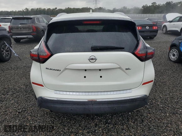 2022 Nissan Murano SL with VIN 5N1AZ2CJ8NC109530, listed as a Copart auction lot 81271994 with 19,772 mi miles and Salvage Title. Bid and sale history available at carsss.com. Image 6.