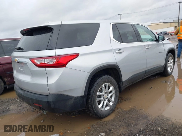 2020 Chevrolet Traverse LS with VIN 1GNEVFKW3LJ302044, listed as a IAAI auction lot 41211456 with 49,666 mi miles and . Bid and sale history available at DreamBid. Image 4.