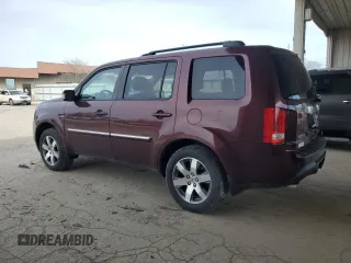 2013 Honda Pilot Touring with VIN 5FNYF4H96DB079063, listed as a Copart auction lot 50065955 with 215,535 mi miles and Salvage Title. Bid and sale history available at carsss.com. Image 2.
