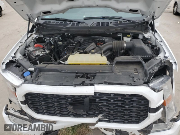 2021 Ford F-150 XL with VIN 1FTEW1C53MKD96985, listed as a Copart auction lot 46231075 with 0 mi miles and Salvage Title. Bid and sale history available at carsss.com. Image 12.