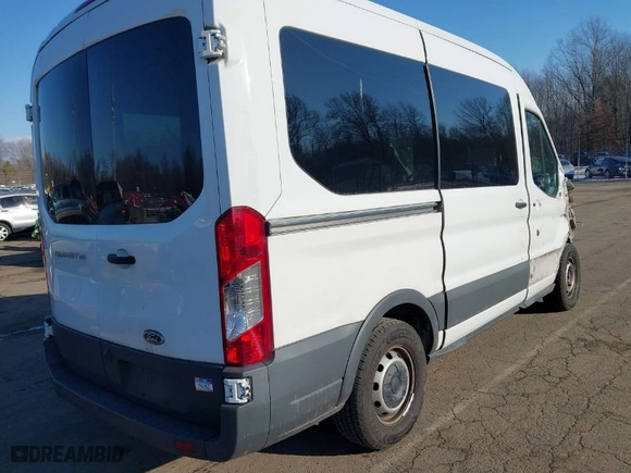 2017 Ford Transit Passenger Wagon XL with VIN 1FMZK1CM2HKA76580, listed as a IAAI auction lot 41436797 with 86,355 mi miles. Bid and sale history available at carsss.com. Image 4.