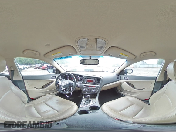 2013 Kia Optima EX with VIN 5XXGN4A78DG150560, listed as a Copart auction lot 59617265 with 212,739 mi miles and Salvage title. Bid and sale history available at DreamBid. Image 14.