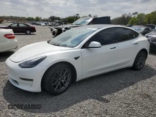 2022 Tesla Model 3 Long Range with VIN 5YJ3E1EB7NF342309, listed as a Copart auction lot 48282775 with 40,180 mi miles and Salvage Title. Bid and sale history available at DreamBid. Image 1.