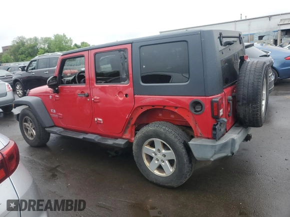 2008 Jeep Wrangler Unlimited X с VIN 1J8GA39178L548461, выставлен на аукционе Copart как лот 56538145 с пробегом 174 197 миль миль и Чистый • Clean title. История ставок и продаж доступна на DreamBid. Изображение 2.