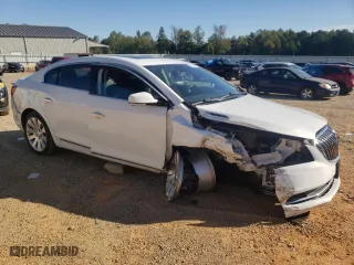 2014 Buick LaCrosse Premium I with VIN 1G4GE5G38EF259543, listed as a Copart auction lot 75296114 with 168,143 mi miles and Salvage Title. Bid and sale history available at carsss.com. Image 4.