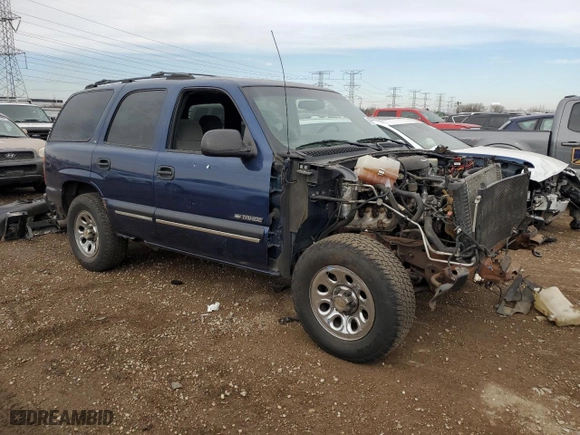 2001 Chevrolet Tahoe LT with VIN 1GNEK13T41J142169, listed as a Copart auction lot 42588715 with 0 mi miles and Salvage Title. Bid and sale history available at carsss.com. Image 4.