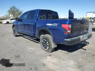 2021 Nissan Titan Pro-4X с VIN 1N6AA1ED1MN510768, выставлен на аукционе Copart как лот 77556484 с пробегом 57 540 миль миль и Списание • Salvage title. История ставок и продаж доступна на DreamBid. Изображение 2.