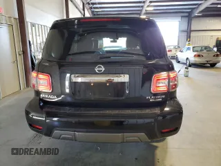 2020 Nissan Armada Platinum with VIN JN8AY2NE8L9782310, listed as a Copart auction lot 38590844 with 52,274 mi miles. Bid and sale history available at carsss.com. Image 6.