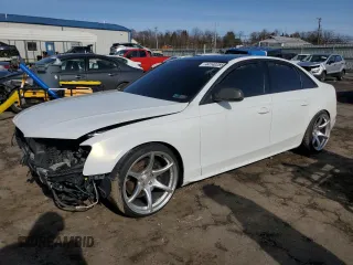 2016 Audi S4 Premium Plus with VIN WAUBGAFL6GA008567, listed as a Copart auction lot 44140285 with 0 mi miles and Salvage Title. Bid and sale history available at carsss.com. Image 1.