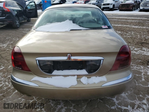 1999 Lincoln Continental with VIN 1LNHM97V2XY644250, listed as a Copart auction lot 82440454 with 196,568 mi miles and Clean Title. Bid and sale history available at carsss.com. Image 6.