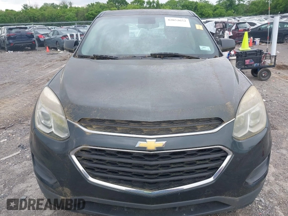 2017 Chevrolet Equinox LS with VIN 2GNALBEK4H1612596, listed as a IAAI auction lot 42052652 with 95,623 mi miles and . Bid and sale history available at carsss.com. Image 12.