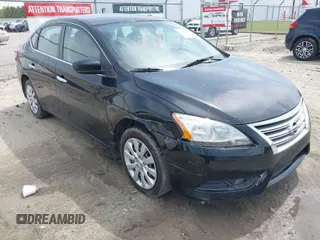 2013 Nissan Sentra SV with VIN 1N4AB7AP5DN909661, listed as a IAAI auction lot 41944990 with 90,767 mi miles. Bid and sale history available at carsss.com. Image 1.