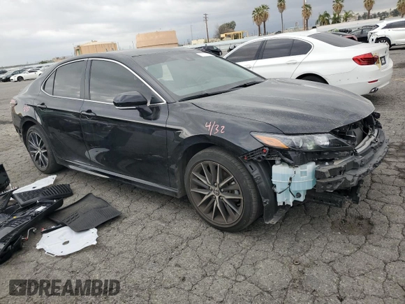 2023 Toyota Camry SE with VIN 4T1T11AK8PU170007, listed as a Copart auction lot 51019605 with 26,932 mi miles and Salvage Title. Bid and sale history available at DreamBid. Image 4.