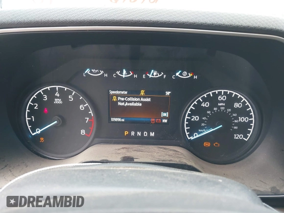2021 Ford F-150 XL with VIN 1FTEX1EB2MFA42612, listed as a IAAI auction lot 41490273 with 109,896 mi miles and . Bid and sale history available at DreamBid. Image 7.