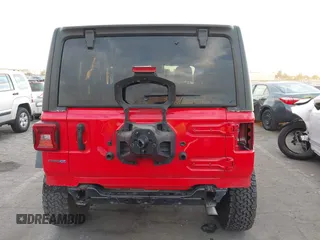 2022 Jeep Wrangler Unlimited Rubicon with VIN 1C4JJXR63NW206709, listed as a IAAI auction lot 41254820 with 25,317 mi miles and . Bid and sale history available at DreamBid. Image 17.