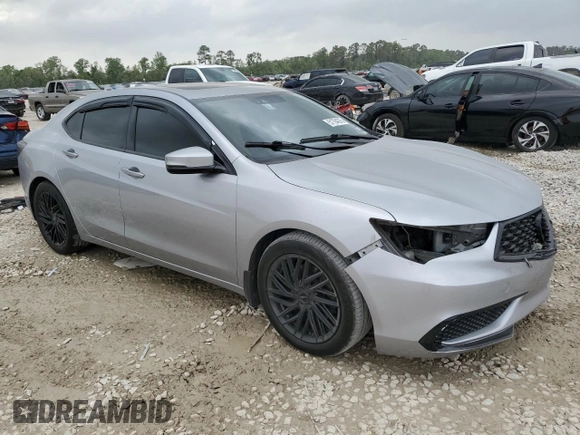 2018 Acura TLX Technology with VIN 19UUB1F56JA005169, listed as a Copart auction lot 51704375 with 129,442 mi miles and Salvage Title. Bid and sale history available at DreamBid. Image 4.
