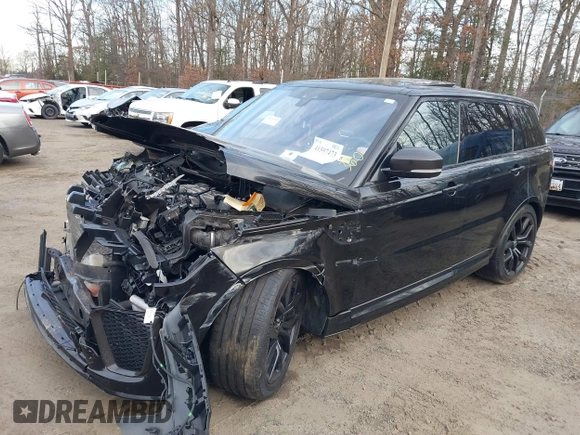 2021 Land Rover Range Rover Sport SVR with VIN SALWZ2RE2MA762507, listed as a IAAI auction lot 41597473 with 67,851 mi miles and . Bid and sale history available at DreamBid. Image 17.