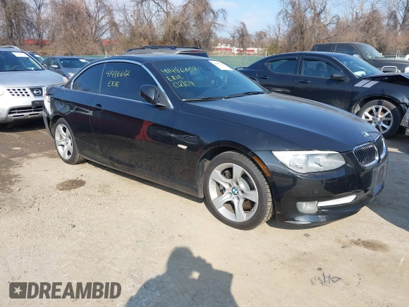 2013 BMW 3 Series 335i with VIN WBADX7C52DJ590132, listed as a IAAI auction lot 41486602 with 154,984 mi miles and . Bid and sale history available at DreamBid. Image 1.
