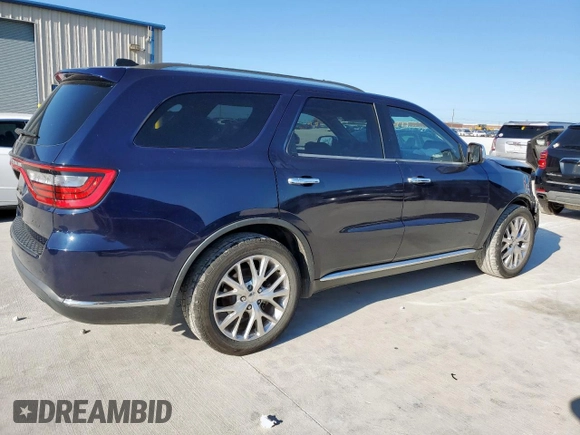2016 Dodge Durango SXT with VIN 1C4RDHAG9GC346546, listed as a Copart auction lot 60976885 with 145,260 mi miles and Salvage title. Bid and sale history available at DreamBid. Image 3.