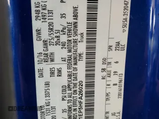 2017 Ford F-150 XL z VIN 1FTEX1EP5HFA26020, wystawiony jako Copart lot #57785615 z przebiegiem 136 814 mil mil oraz Szkoda całkowita • Salvage title. Historia ofert i sprzedaży dostępna na DreamBid. Obrazek 13.