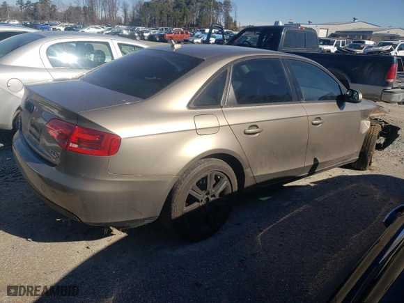2011 Audi A4 2.0T Premium with VIN WAUBFAFLXBN051507, listed as a Copart auction lot 42343875 with 186,933 mi miles and Salvage Title. Bid and sale history available at carsss.com. Image 3.