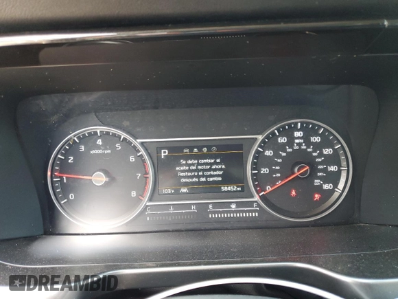 2023 Kia Sorento LX with VIN 5XYRG4LC5PG164459, listed as a Copart auction lot 57391905 with 58,452 mi miles and Salvage title. Bid and sale history available at DreamBid. Image 9.