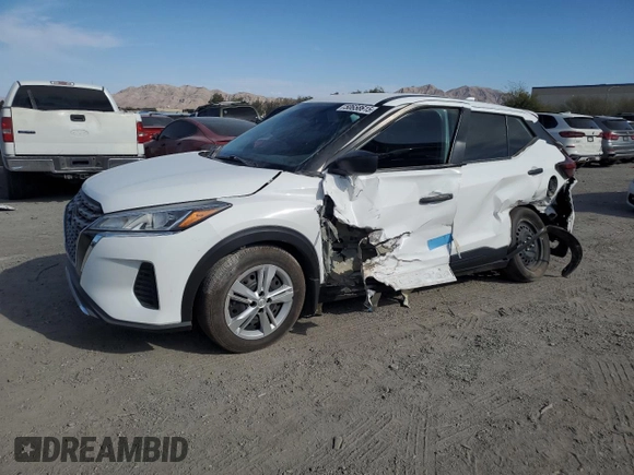 2021 Nissan Kicks S z VIN 3N1CP5BV1ML529192, wystawiony jako Copart lot #50658615 z przebiegiem Nie podano mil oraz Szkoda całkowita • Salvage title. Historia ofert i sprzedaży dostępna na DreamBid. Obrazek 1.
