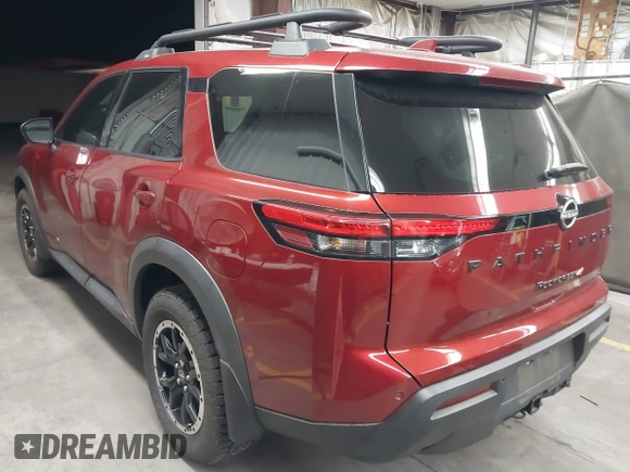 2023 Nissan Pathfinder Rock Creek with VIN 5N1DR3BD7PC276625, listed as a IAAI auction lot 42226402 with 11,872 mi miles and . Bid and sale history available at DreamBid. Image 3.
