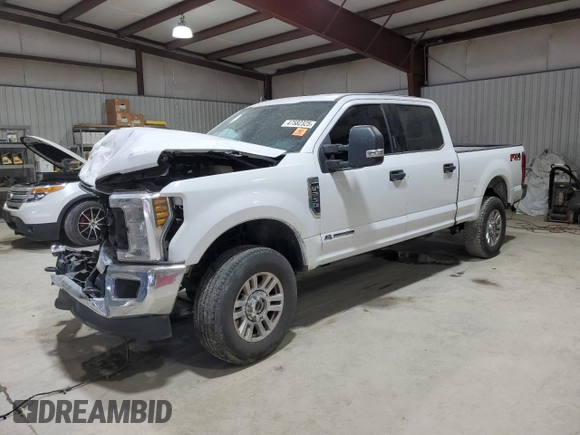 2019 Ford Super Duty F-250 SRW XL with VIN 1FT7W2BT3KEF05925, listed as a Copart auction lot 47582325 with 213,995 mi miles and Salvage Title. Bid and sale history available at carsss.com. Image 1.