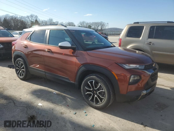 2021 Chevrolet TrailBlazer ACTIV with VIN KL79MVSL3MB073709, listed as a Copart auction lot 87459054 with 61,370 mi miles and Clean Title. Bid and sale history available at DreamBid. Image 4.