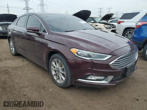 2017 Ford Fusion SE with VIN 3FA6P0HDXHR170235, listed as a Copart auction lot 49160355 with 89,096 mi miles and Salvage Title. Bid and sale history available at carsss.com. Image 4.