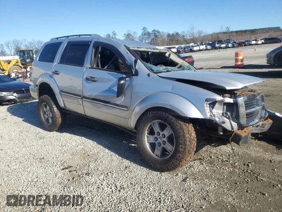 2008 Dodge Durango SLT z VIN 1D8HB48N18F123921, wystawiony jako Copart lot #41558585 z przebiegiem Nie podano mil oraz Szkoda całkowita • Salvage title. Historia ofert i sprzedaży dostępna na DreamBid. Obrazek 4.