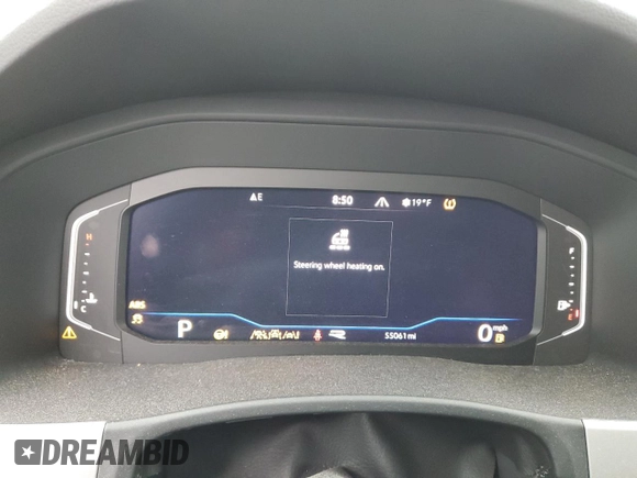 2021 Volkswagen Atlas SEL R-Line with VIN 1V2SR2CA9MC556499, listed as a Copart auction lot 44033995 with 55,061 mi miles and Salvage title. Bid and sale history available at DreamBid. Image 9.