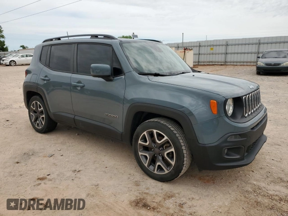 2018 Jeep Renegade Latitude with VIN ZACCJABB2JPH60991, listed as a Copart auction lot 55879785 with 109,458 mi miles and Clean Title. Bid and sale history available at carsss.com. Image 4.