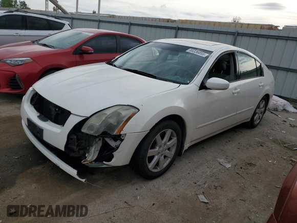 2006 Nissan Maxima SL with VIN 1N4BA41E86C866503, listed as a Copart auction lot 55336855 with Not provided miles and Salvage title. Bid and sale history available at DreamBid. Image 1.
