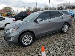 2018 Chevrolet Equinox LT with VIN 3GNAXJEV1JL122582, listed as a Copart auction lot 50991345 with 114,264 mi miles and Salvage Title. Bid and sale history available at carsss.com. Image 1.