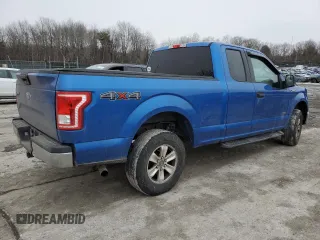 2015 Ford F-150 XLT with VIN 1FTEX1EP0FFB04300, listed as a Copart auction lot 44989295 with 89,650 mi miles and Salvage Title. Bid and sale history available at carsss.com. Image 3.