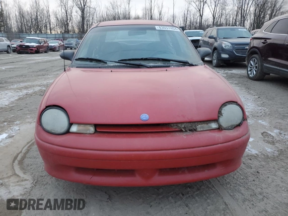 1997 Plymouth Neon Highline z VIN 1P3ES47C2VD148173, wystawiony jako Copart lot #83657404 z przebiegiem 64 427 mil mil oraz Tytuł czysty. Historia ofert i sprzedaży dostępna na DreamBid. Obrazek 5.