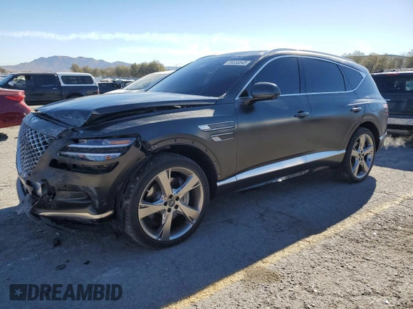 2024 Genesis GV80 z VIN KMUHCESC6RU158392, wystawiony jako Copart lot #89338545 z przebiegiem 12 376 mil mil oraz Szkoda całkowita • Salvage title. Historia ofert i sprzedaży dostępna na DreamBid. Obrazek 1.
