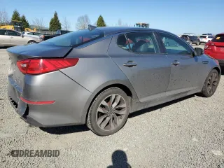 2015 Kia Optima SX with VIN 5XXGR4A7XFG510483, listed as a Copart auction lot 47249794 with 117,456 mi miles and Salvage Title. Bid and sale history available at carsss.com. Image 3.