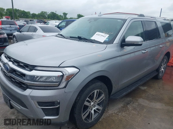 2024 Ford Expedition Max Limited with VIN 1FMJK1K83REA24845, listed as a IAAI auction lot 41875942 with 42,583 mi miles and . Bid and sale history available at DreamBid. Image 2.