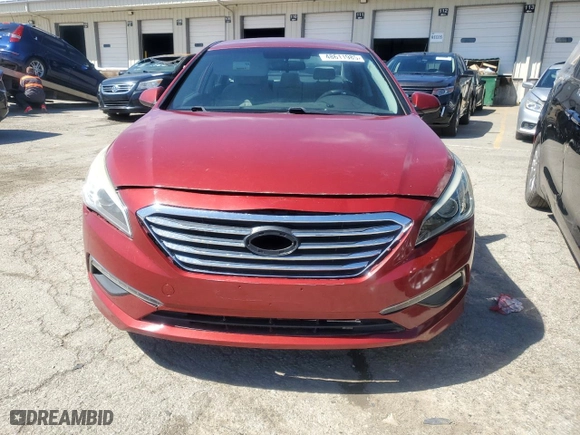 2015 Hyundai Sonata 2.4L SE with VIN 5NPE24AF2FH098549, listed as a Copart auction lot 48611985 with 131,169 mi miles and Clean Title. Bid and sale history available at carsss.com. Image 5.