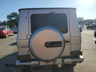 2003 Mercedes-Benz G-Class with VIN WDCYR49E63X142390, listed as a Copart auction lot 43551485 with 164,139 mi miles and Salvage Title. Bid and sale history available at carsss.com. Image 6.