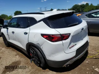 2022 Chevrolet Blazer LT with VIN 3GNKBJR47NS228602, listed as a Copart auction lot 58122064 with 24,317 mi miles and Salvage title. Bid and sale history available at DreamBid. Image 2.