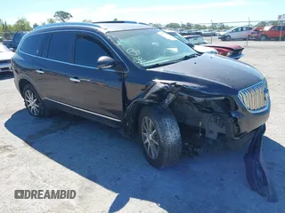 2015 Buick Enclave Leather with VIN 5GAKRBKD6FJ227644, listed as a IAAI auction lot 41855782 with 156,458 mi miles and . Bid and sale history available at carsss.com. Image 1.