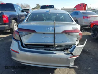 2025 Honda Civic Sedan Hybrid Sport with VIN 2HGFE4F81SH304387, listed as a IAAI auction lot 41558209 with 8,074 mi miles. Bid and sale history available at carsss.com. Image 16.