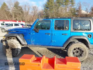 2021 Jeep Wrangler Unlimited Sport S with VIN 1C4HJXDN4MW779291, listed as a IAAI auction lot 41290109 with 43,379 mi miles and . Bid and sale history available at DreamBid. Image 14.